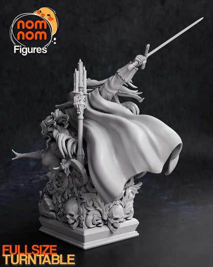 Alucard Symphony of the Night - Collectible 3d printed statues Home Decor - Custom Gift and Painted Versions Available!