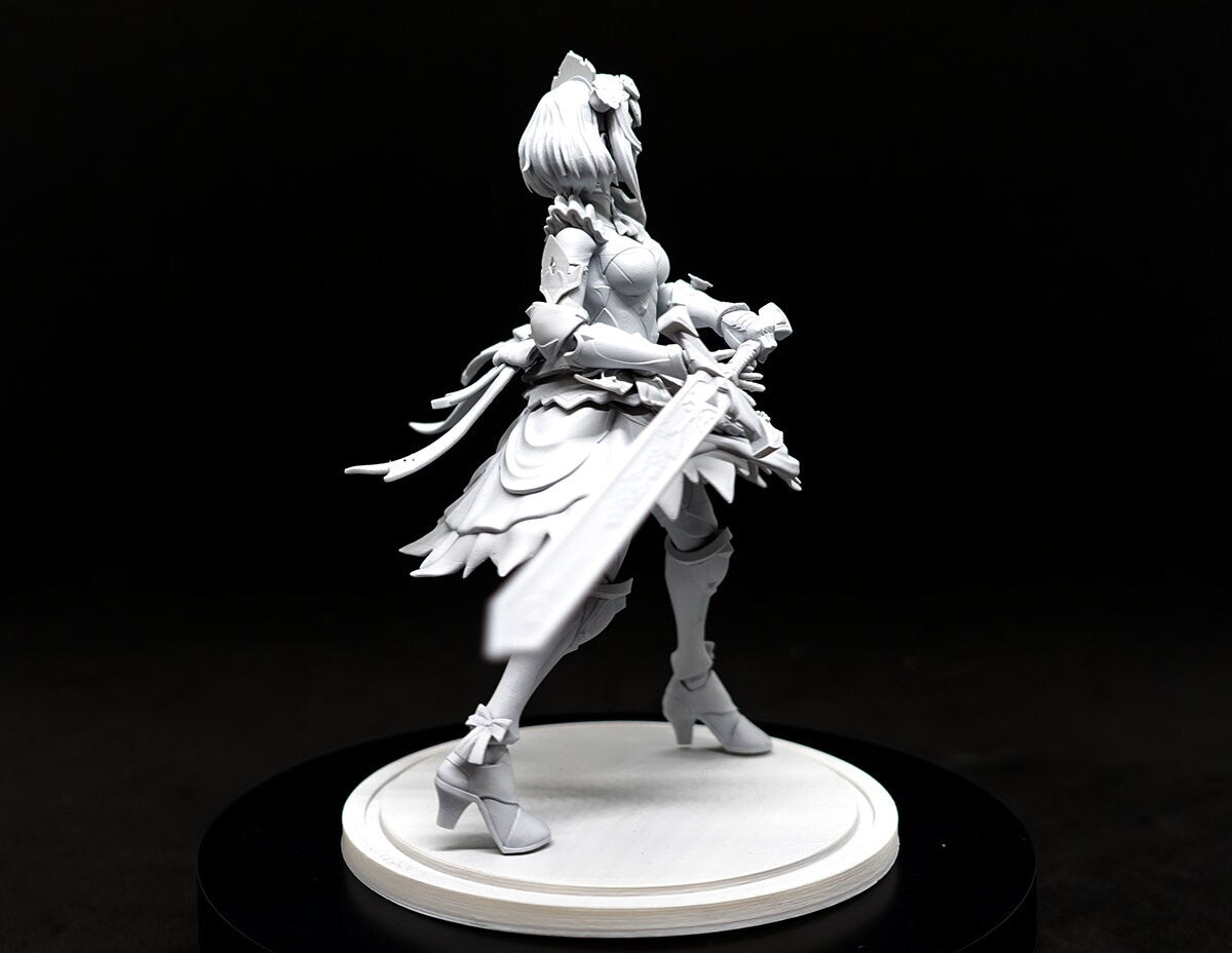 Noelle from Genshin Impact - Collectible 3d printed statues - Perfect for Home Decor - Custom Gift and Painted Versions Available!