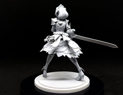 Noelle from Genshin Impact - Collectible 3d printed statues - Perfect for Home Decor - Custom Gift and Painted Versions Available!