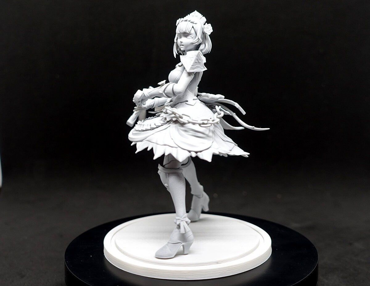 Noelle from Genshin Impact - Collectible 3d printed statues - Perfect for Home Decor - Custom Gift and Painted Versions Available!