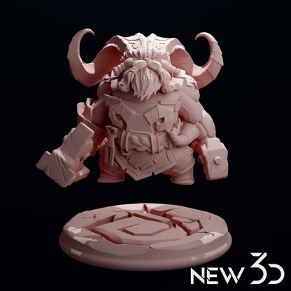 Classic Ornn from League of lol  - Collectible 3d printed statues - Perfect for Home Decor - Custom Gift and Painted Versions Available!