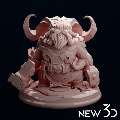 Classic Ornn from League of lol  - Collectible 3d printed statues - Perfect for Home Decor - Custom Gift and Painted Versions Available!