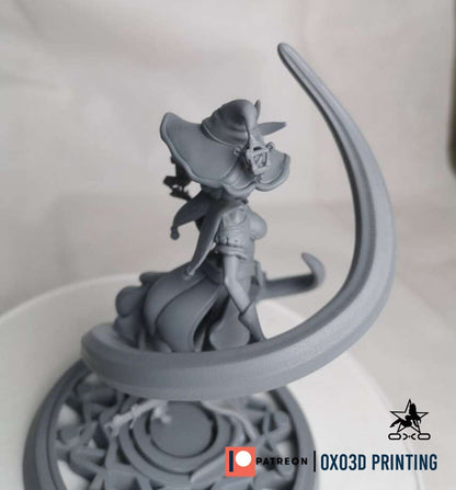 Lisa Minci from Genshin Impact - Collectible 3d printed statues - Perfect for Home Decor - Custom Gift and Painted Versions Available!