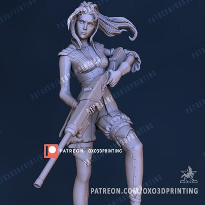 Arcane Caitlyn from League of lol  - Collectible 3d printed statues - Perfect for Home Decor - Custom Gift and Painted Versions Available!