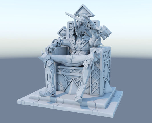 Classic Viego the Ruined King  from League of lol  Collectible 3d printed statues - Home Decor - Custom Gift and Painted Versions Available!