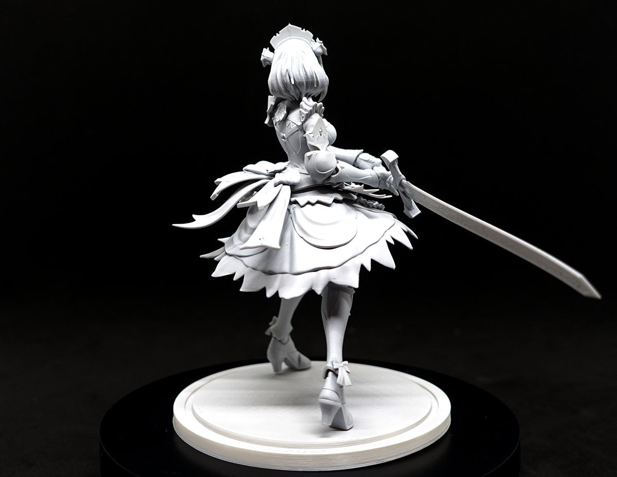 Noelle from Genshin Impact - Collectible 3d printed statues - Perfect for Home Decor - Custom Gift and Painted Versions Available!