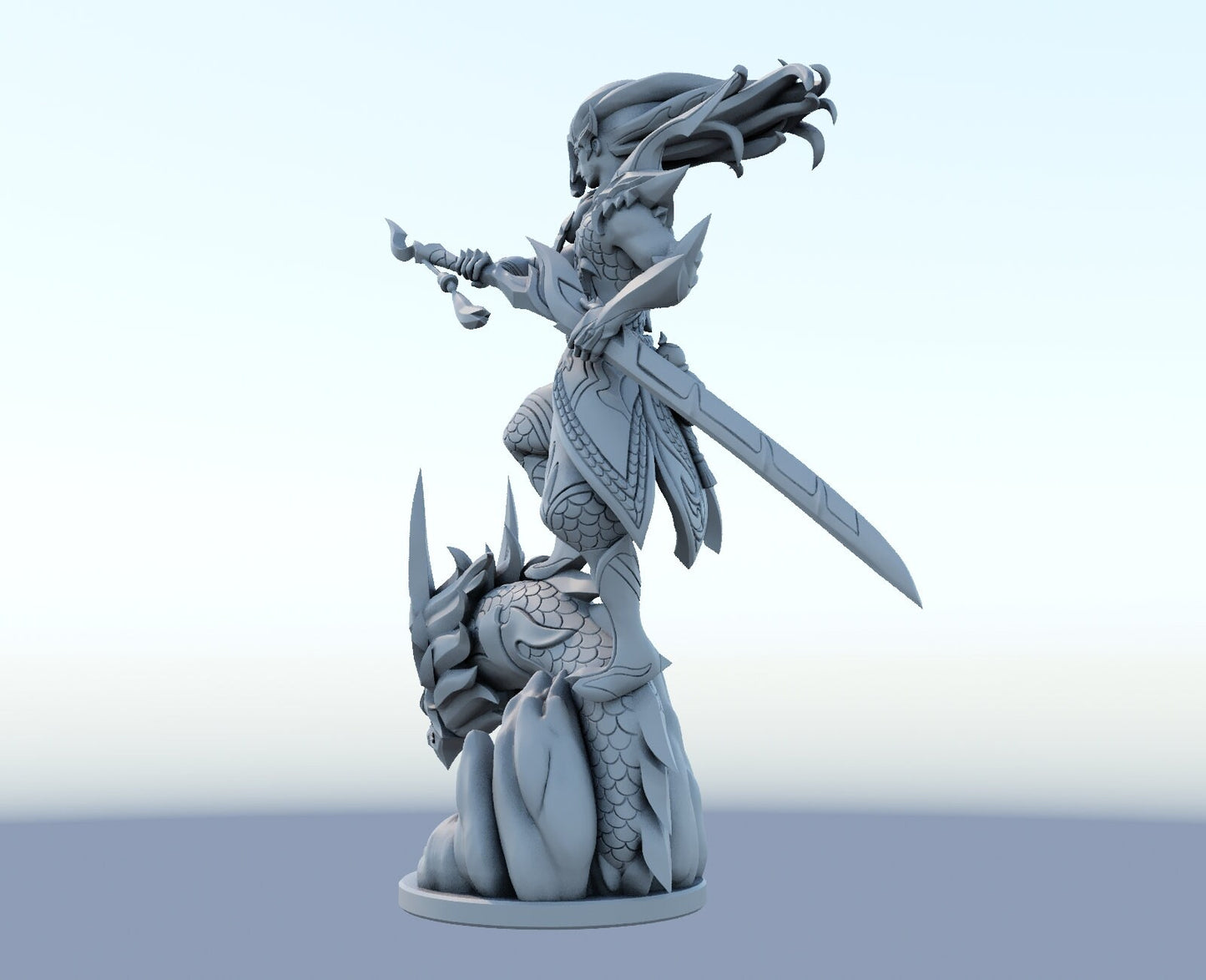 Truth Dragon Yasou from League of Legends lol  - Collectible 3d printed statues - Home Decor - Custom Gift and Painted Versions Available!