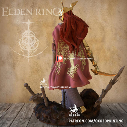 Malenia Blade of Miquella from Elden Ring - Collectible 3d printed statues Home Decor - Custom Gift and Painted Versions Available!