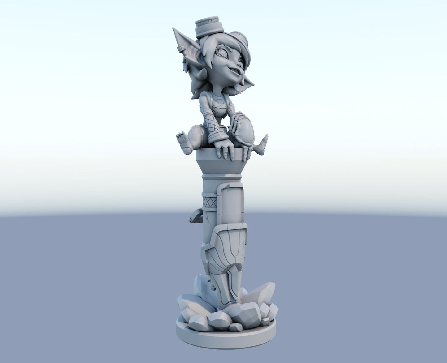 Tristana Yordle Gunner League of Legends lol  - Collectible 3d printed statues - Home Decor - Custom Gift and Painted Versions Available!