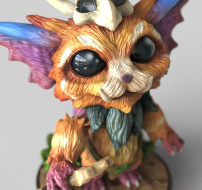 Classic Gnar from League of lol  - Collectible 3d printed statues - Perfect for Home Decor - Custom Gift and Painted Versions Available!