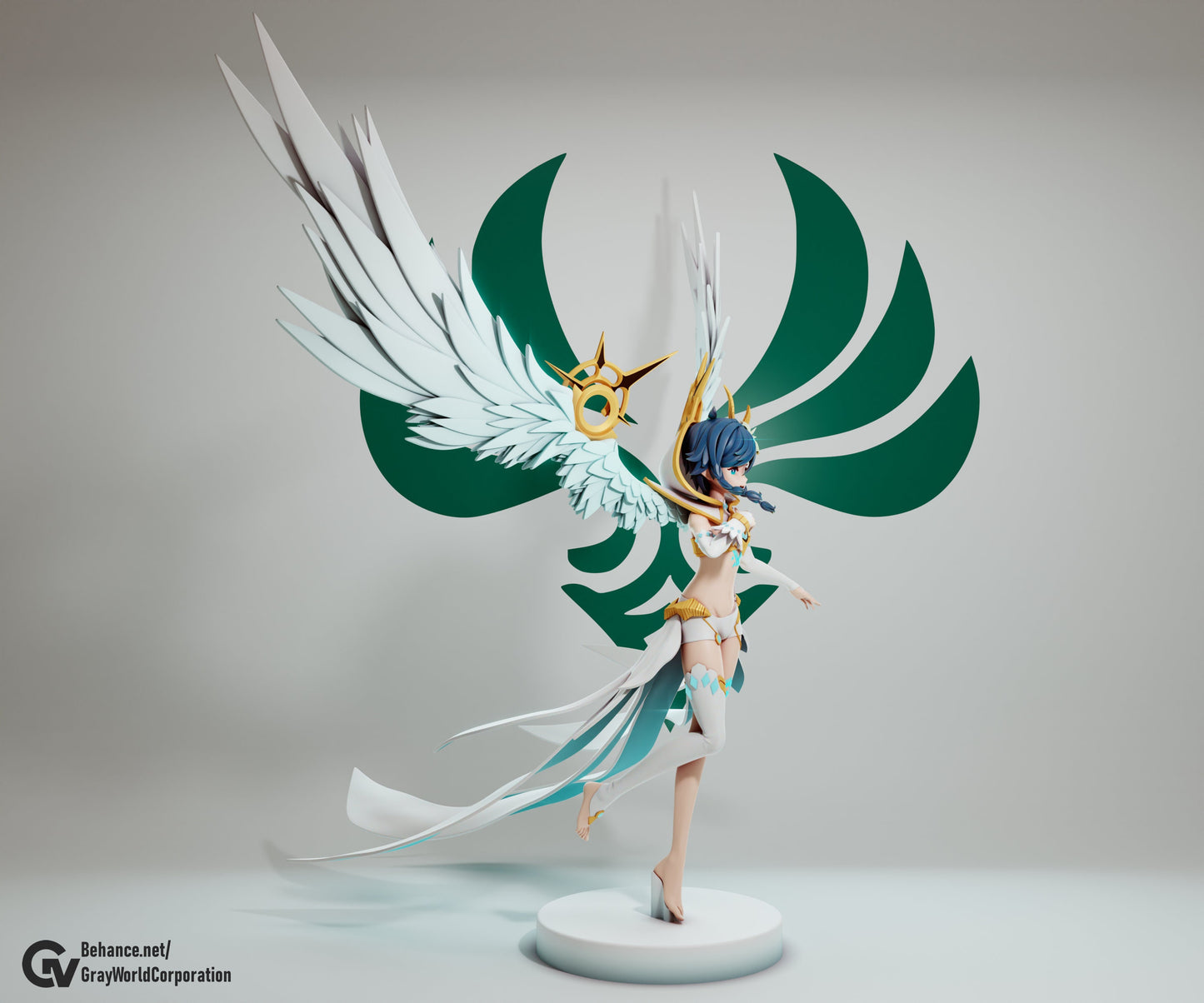 Venti "Ancient God"  from Genshin Impact - Collectible 3d printed statues - Home Decor - Custom Gift and Painted Versions Available!