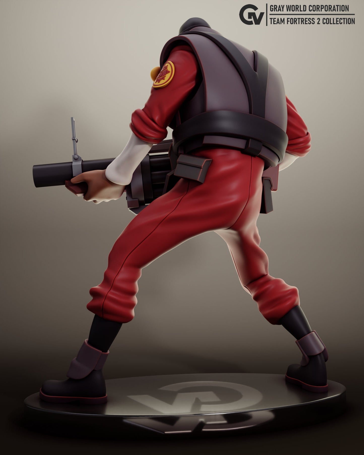 Demoman from Team Fortress 2 - Collectible 3d printed statues - Home Decor - Custom Gift and Painted Versions Available!