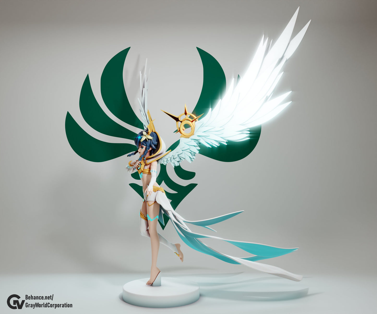 Venti "Ancient God"  from Genshin Impact - Collectible 3d printed statues - Home Decor - Custom Gift and Painted Versions Available!