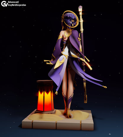 Candance from Genshin Impact - Collectible 3d printed statues - Home Decor - Custom Gift and Painted Versions Available!