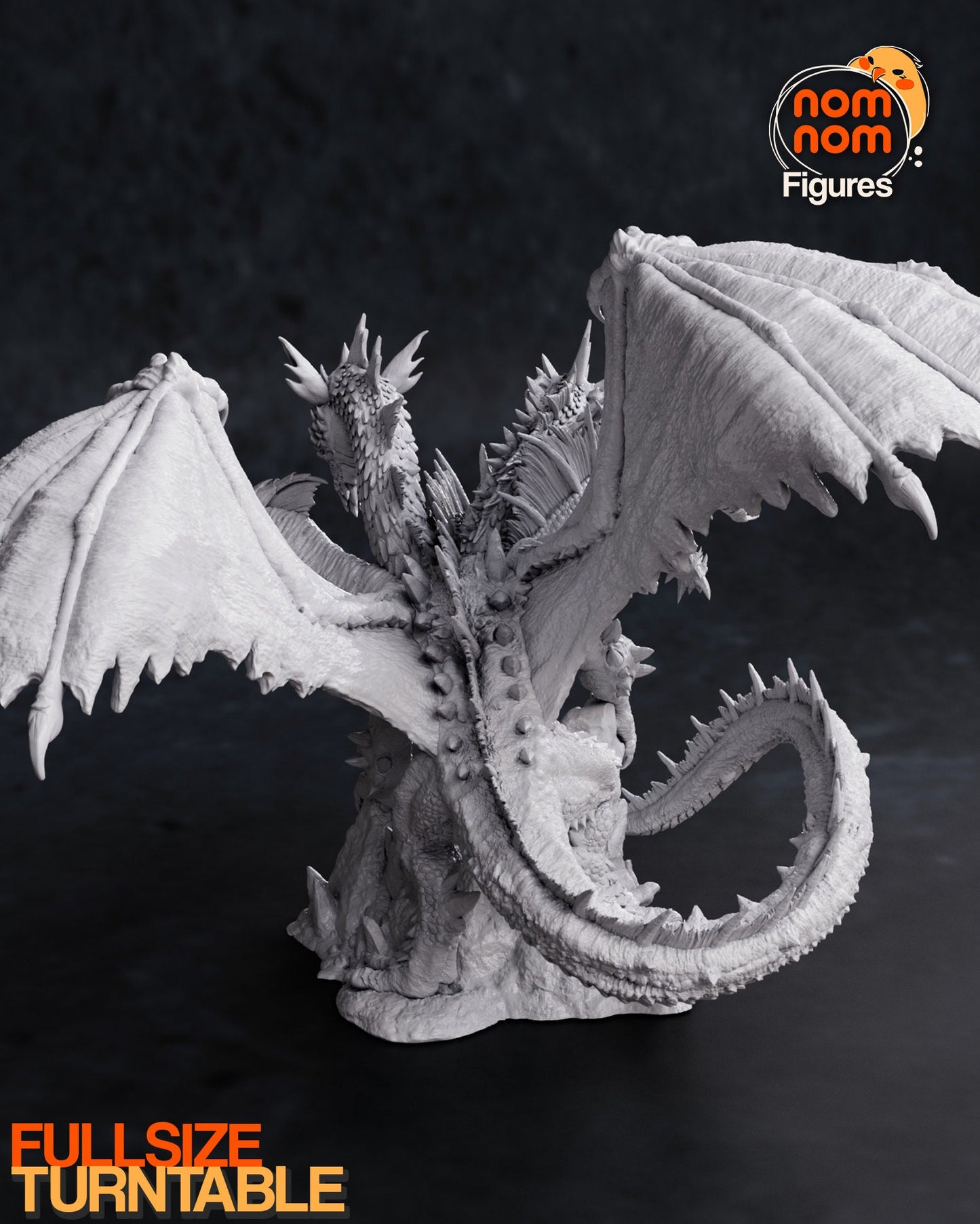 Tiamat Elder Dragon  - Collectible 3d printed statues - Perfect for Home Decor - Custom Gift and Painted Versions Available!