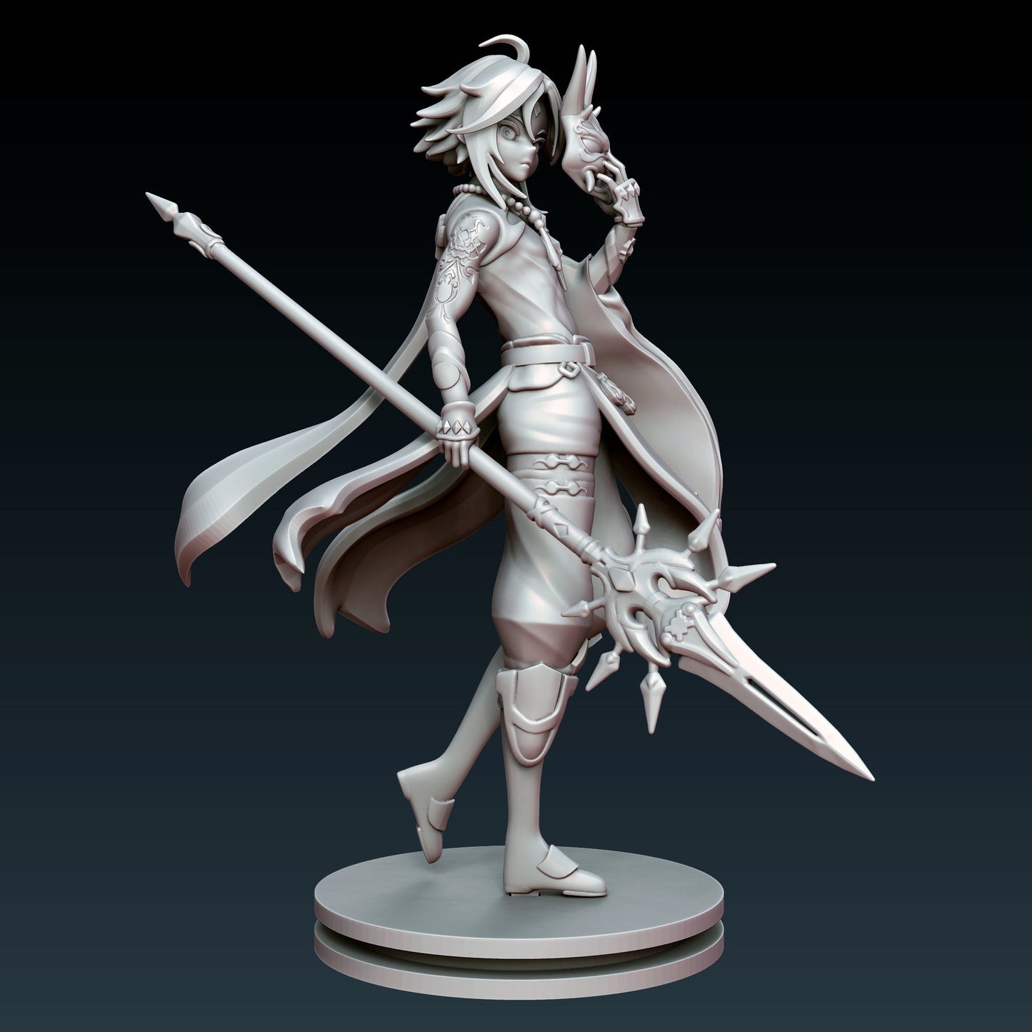 Xiao from Genshin Impact - Collectible 3d printed statues - Perfect for Home Decor - Custom Gift and Painted Versions Available!