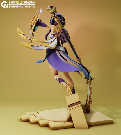 Candace from Genshin Impact - Collectible 3d printed statues - Perfect for Home Decor - Custom Gift and Painted Versions Available!