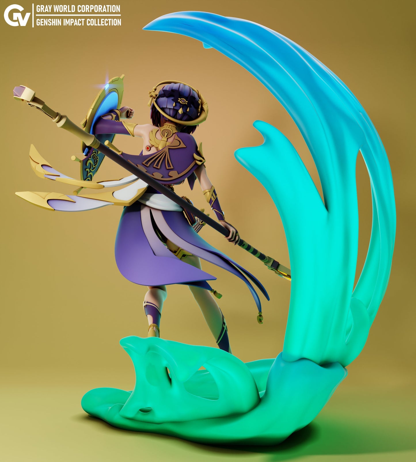 Candace from Genshin Impact - Collectible 3d printed statues - Perfect for Home Decor - Custom Gift and Painted Versions Available!