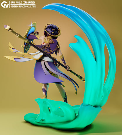 Candace from Genshin Impact - Collectible 3d printed statues - Perfect for Home Decor - Custom Gift and Painted Versions Available!