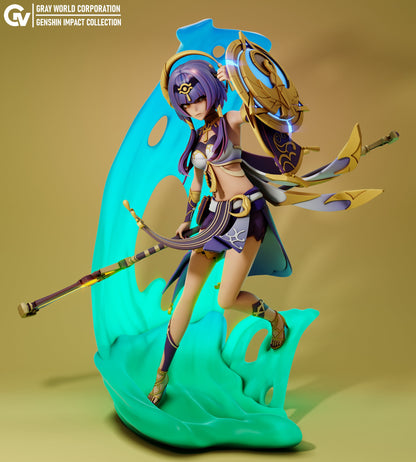 Candace from Genshin Impact - Collectible 3d printed statues - Perfect for Home Decor - Custom Gift and Painted Versions Available!