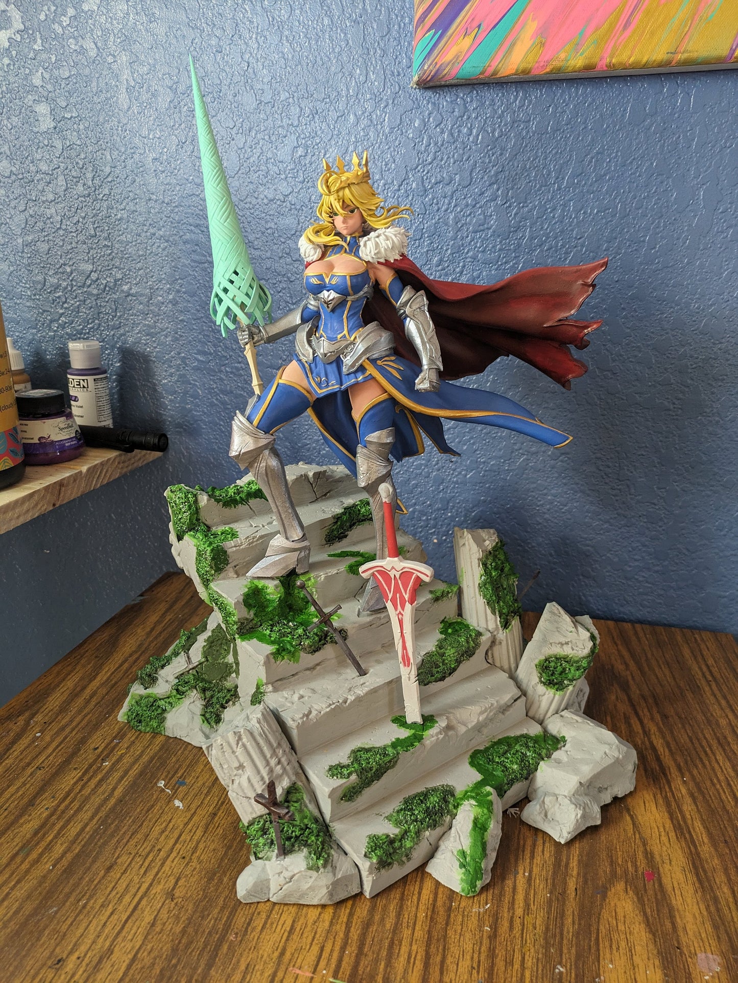 Artoria Pendragon from Fate/Stay Night  - Collectible 3d printed statues Home Decor - Custom Gift and Painted Versions Available!