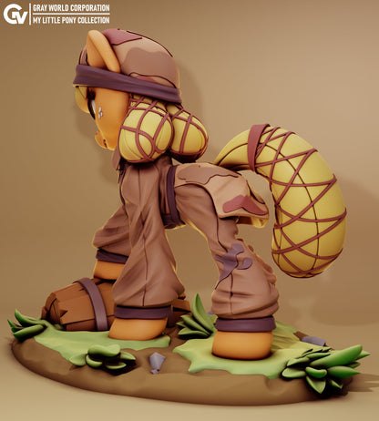 Applejack "Bad Future" From MLP - Collectible 3d printed statues - Perfect for Home Decor - Custom Gift and Painted Versions Available!