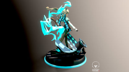 Lynette from Genshin Impact - Collectible 3d printed statues - Perfect for Home Decor - Custom Gift and Painted Versions Available!