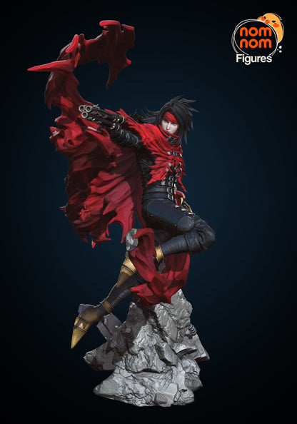 Vincent Valentine from Final Fantasy VII Collectible 3d printed statues - Perfect for Home Decor Custom Gift and Painted Versions Available!