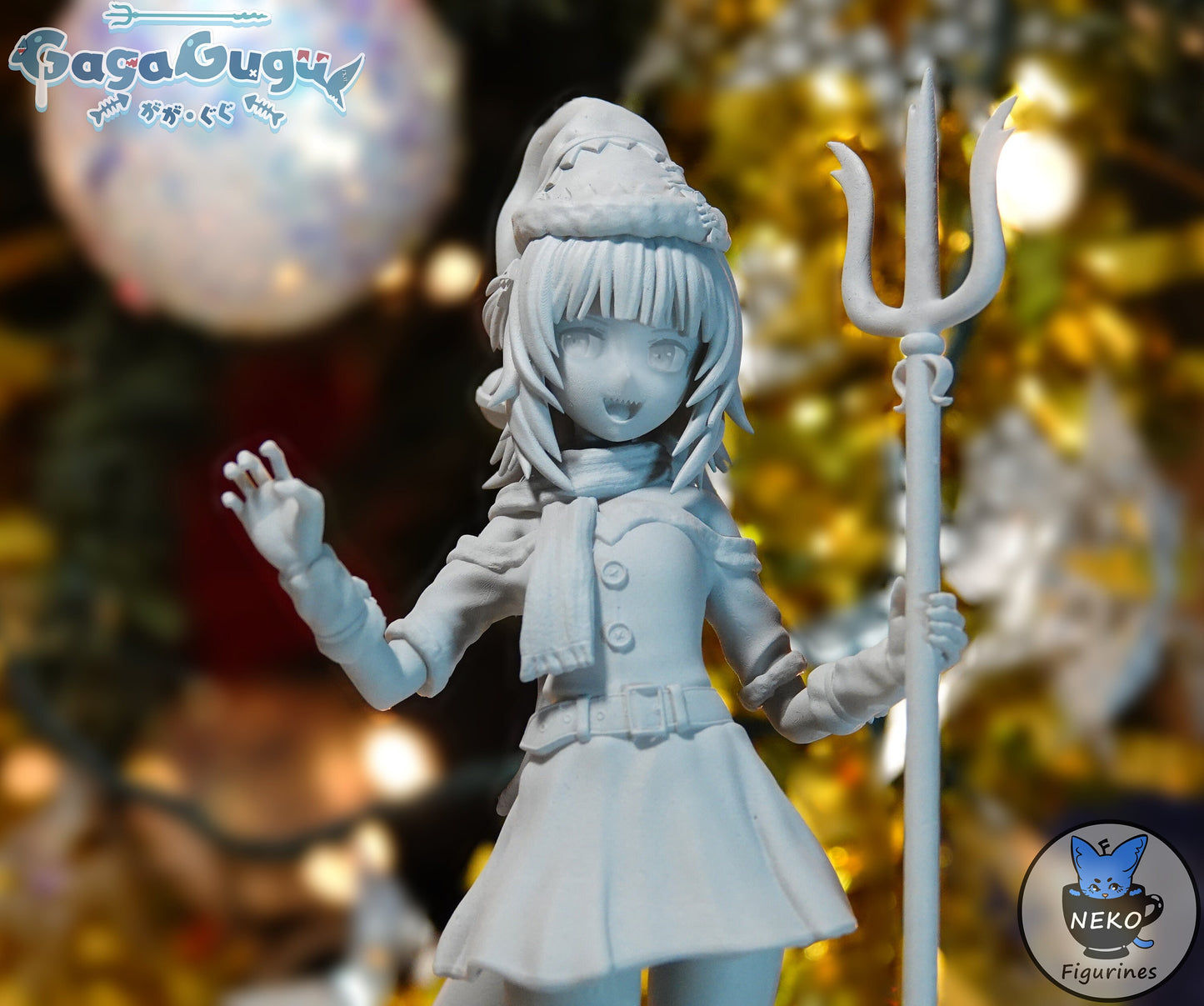 Gawr Gura Hololive VTuber - Collectible Statue  - Décor for your home - 3d Resin Print - Painted or Custom Gift~!