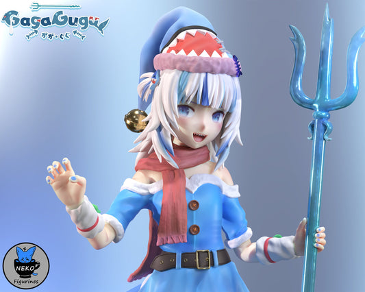 Gawr Gura Hololive VTuber - Collectible Statue  - Décor for your home - 3d Resin Print - Painted or Custom Gift~!