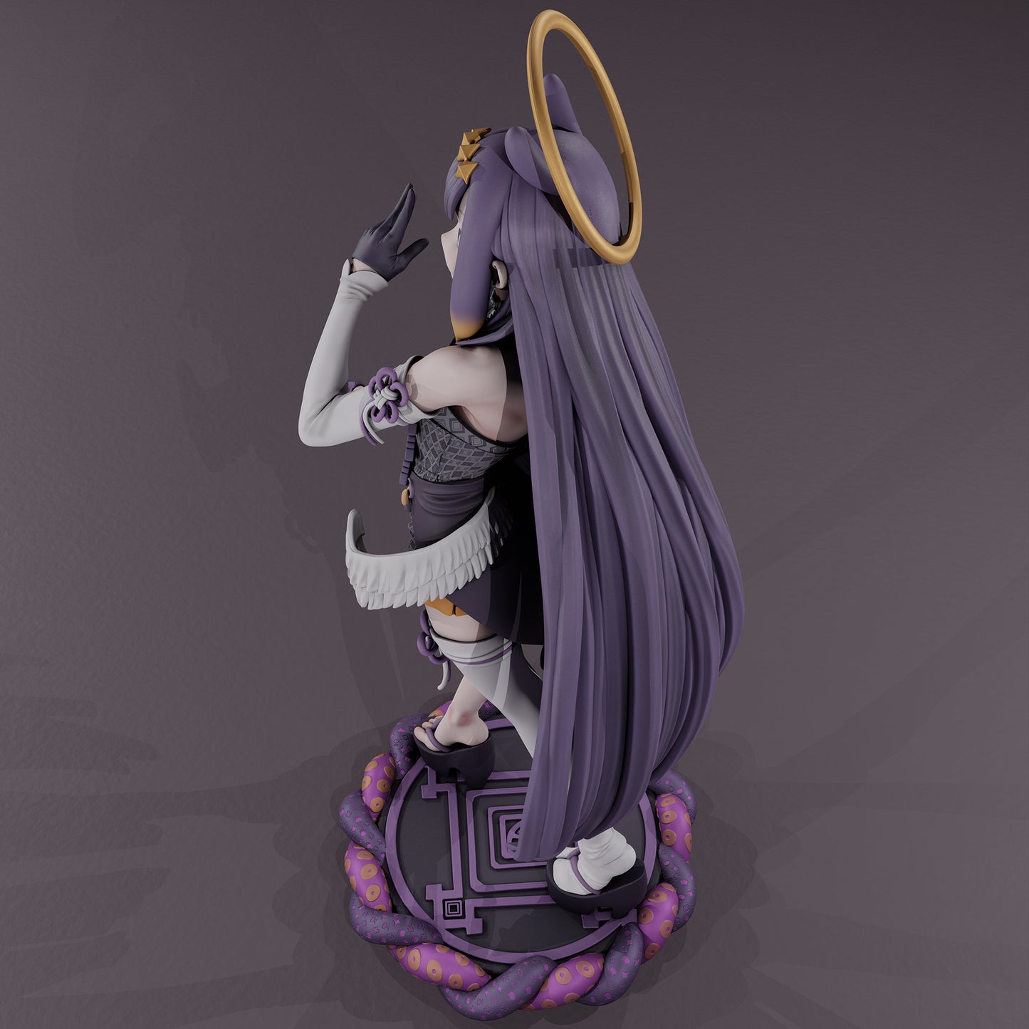 Ninomae Ina'Nis Hololive VTuber - Collectible Statue  - Décor for your home - 3d Resin Print - Painted or Custom Gift~!