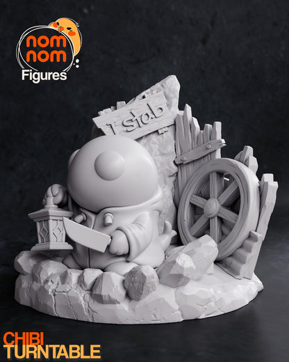 Chibi Tornberry from Final Fantasy  - Collectible 3d printed statues - Perfect for Home Decor Custom Gift and Painted Versions Available!