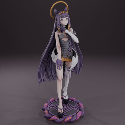 Ninomae Ina'Nis Hololive VTuber - Collectible Statue  - Décor for your home - 3d Resin Print - Painted or Custom Gift~!