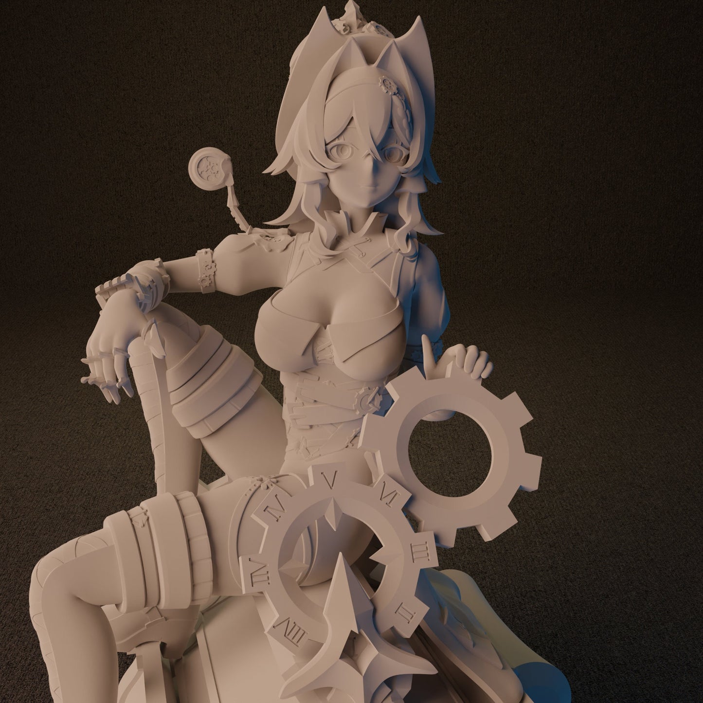 Vill-V From Honkai Star Rail Jointed at Cannon Collectible 3d printed statues - For Home Decor - Custom Gift and Painted Versions Available!