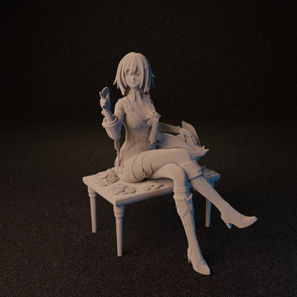 Topaz From Honkai Star Rail  - Collectible 3d printed statues - For Home Decor - Custom Gift and Painted Versions Available!