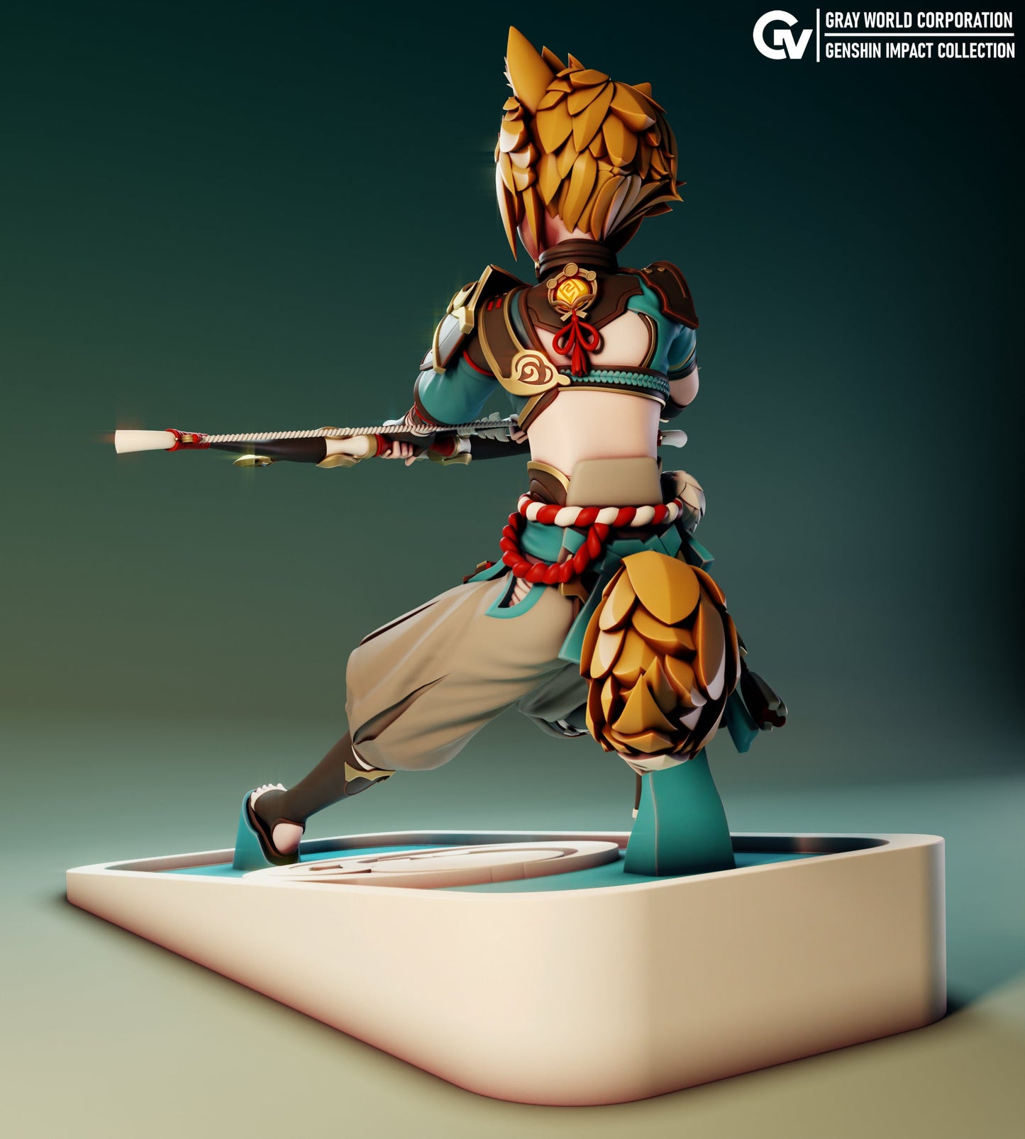 Gorou from Genshin Impact - Collectible 3d printed statues - Perfect for Home Decor - Custom Gift and Painted Versions Available!