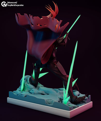 Undyne from Undertale - Collectible 3d printed statues - Perfect for Home Decor - Custom Gift and Painted Version Available!