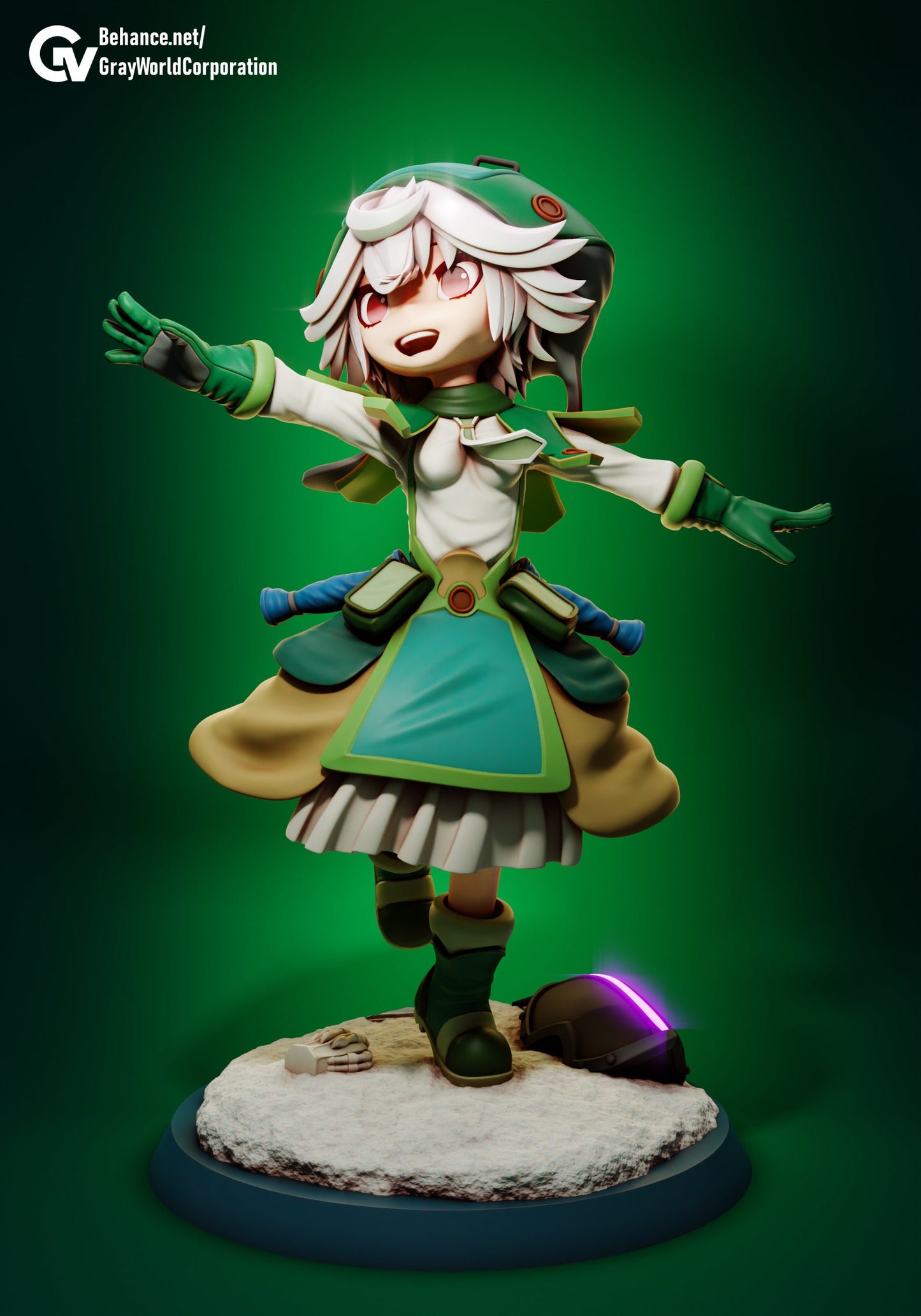 Prushka from Made in Abyss -Retsujitsu No Ougonkyou - The Golden City of Scorching Sun - Collectible Statue - Home Decor - DIY or PAINTED!