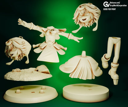 Prushka from Made in Abyss -Retsujitsu No Ougonkyou - The Golden City of Scorching Sun - Collectible Statue - Home Decor - DIY or PAINTED!