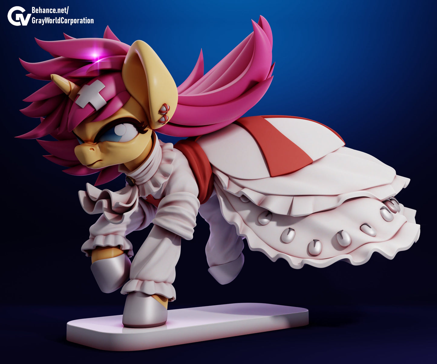 Twitching Daylight OC From MLP - Collectible 3d printed statues - Perfect for Home Decor - Custom Gift and Painted Versions Available!