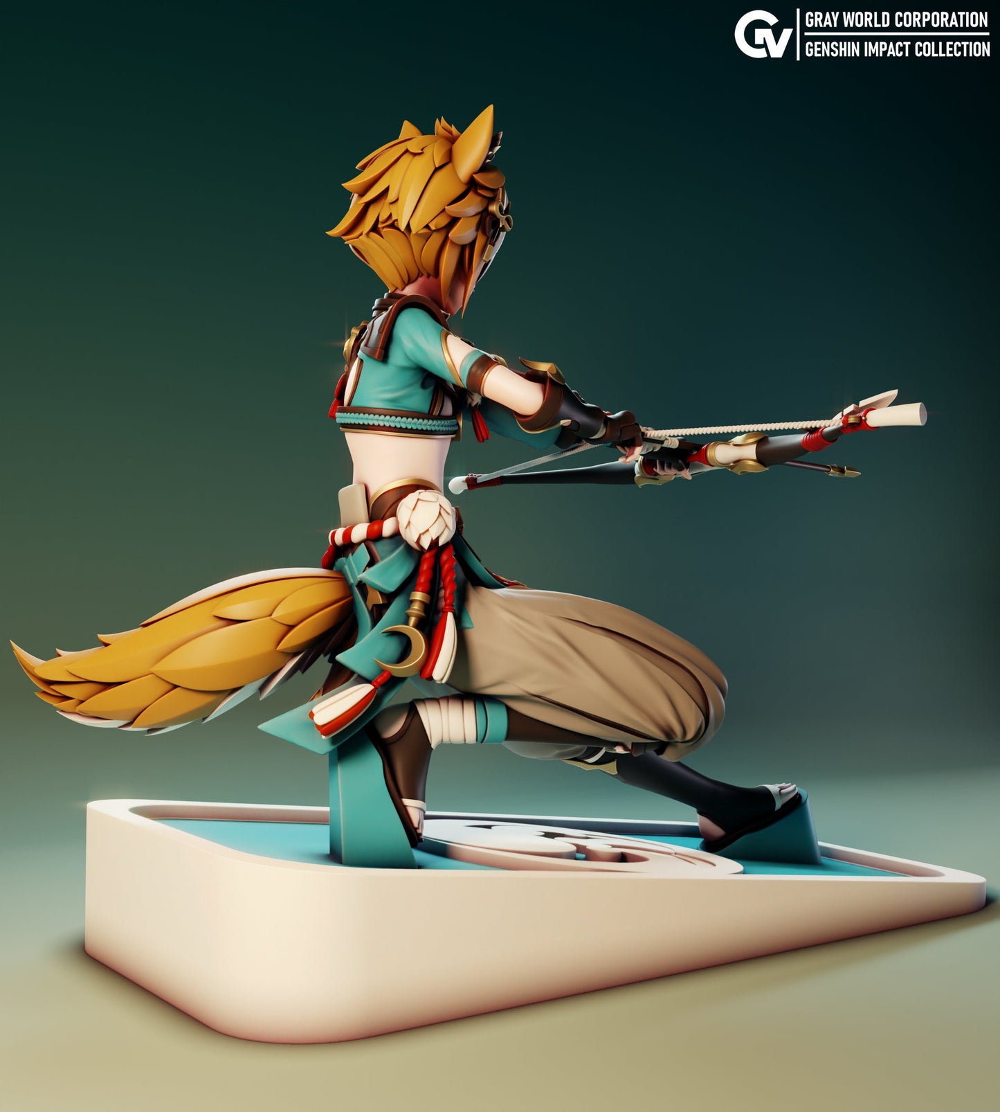 Gorou from Genshin Impact - Collectible 3d printed statues - Perfect for Home Decor - Custom Gift and Painted Versions Available!