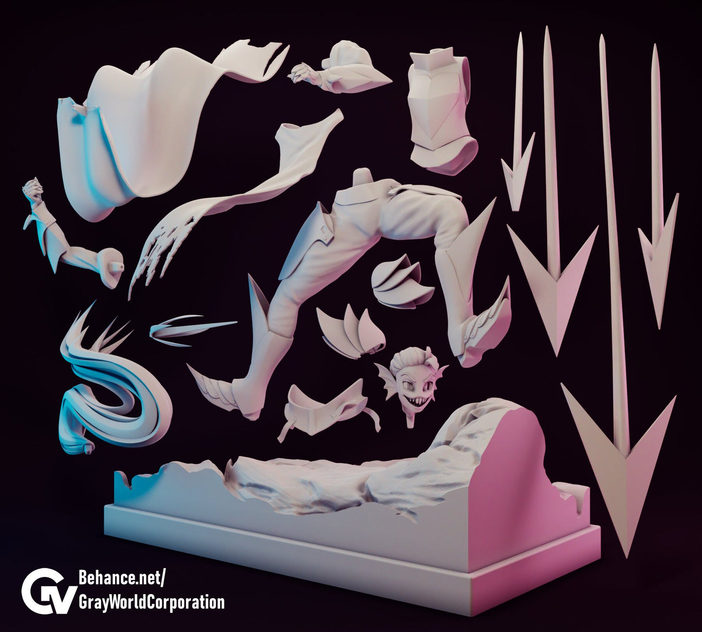 Undyne from Undertale - Collectible 3d printed statues - Perfect for Home Decor - Custom Gift and Painted Version Available!