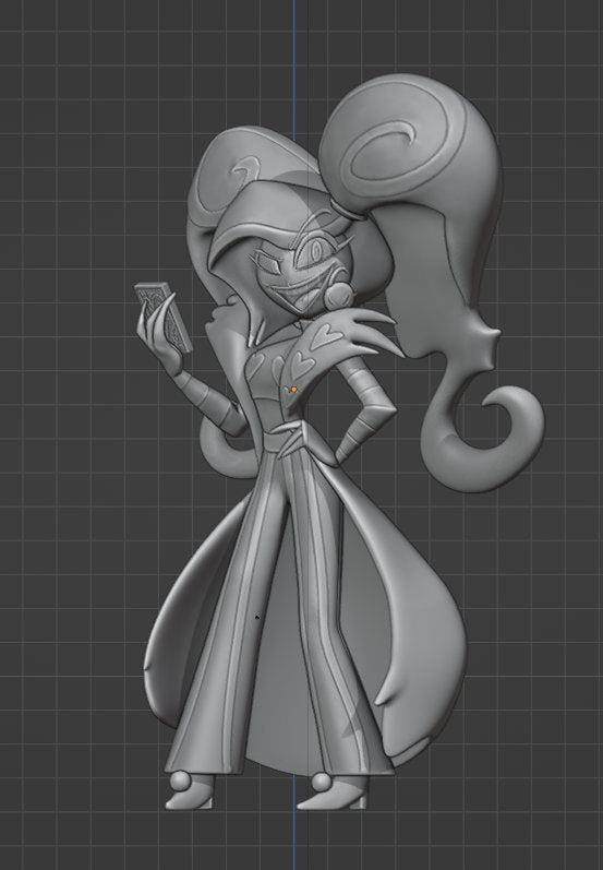 Velvette from Hazbin Hotel - Collectible 3d printed statues - Perfect for Home Decor - DIY and Painted Versions