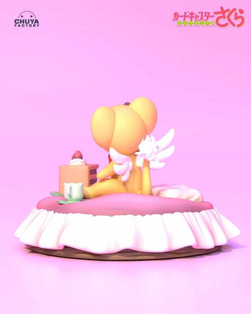 Kero Cake Eater from Sakura Card Captor Collectible 3d printed statues - Perfect for Home Decor - Custom Gift and Painted Versions Available