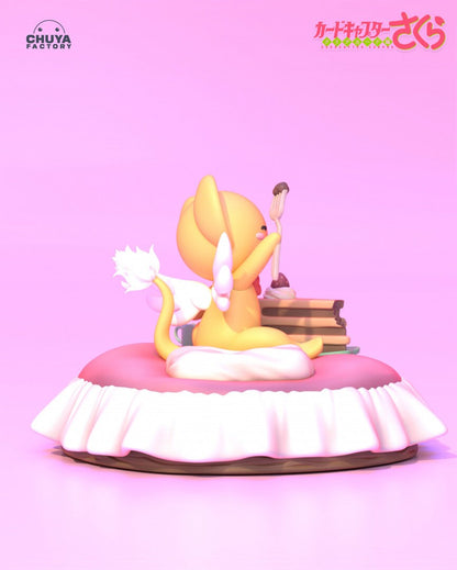 Kero Cake Eater from Sakura Card Captor Collectible 3d printed statues - Perfect for Home Decor - Custom Gift and Painted Versions Available