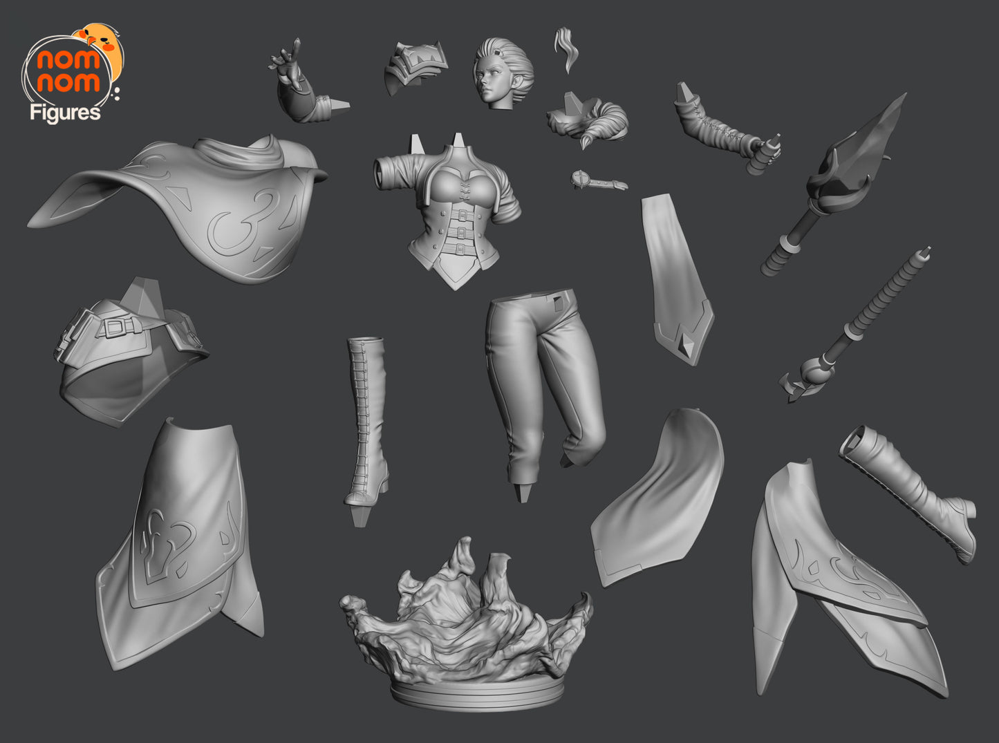 Jaina Proudmoore - World of Warcraft 3D Print Model