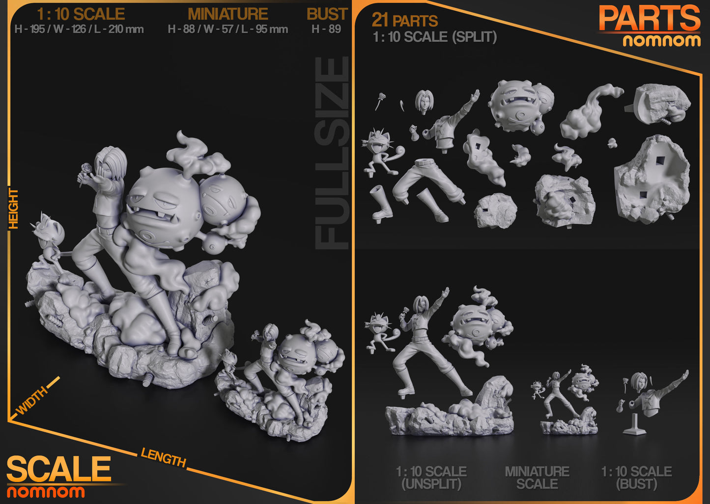 James - Pokemon 3D Print Model