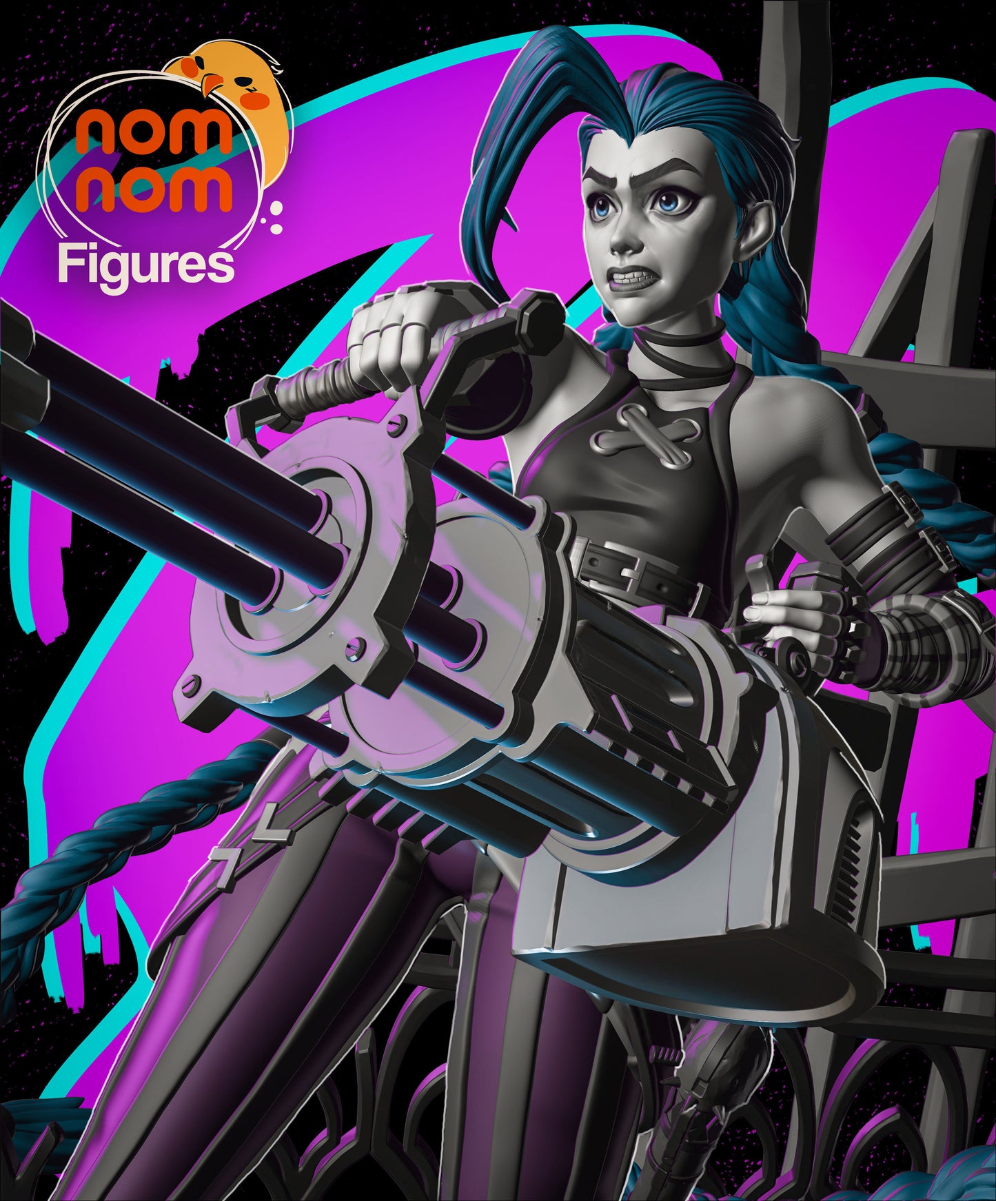 Jinx - Arcane 3D Print Model