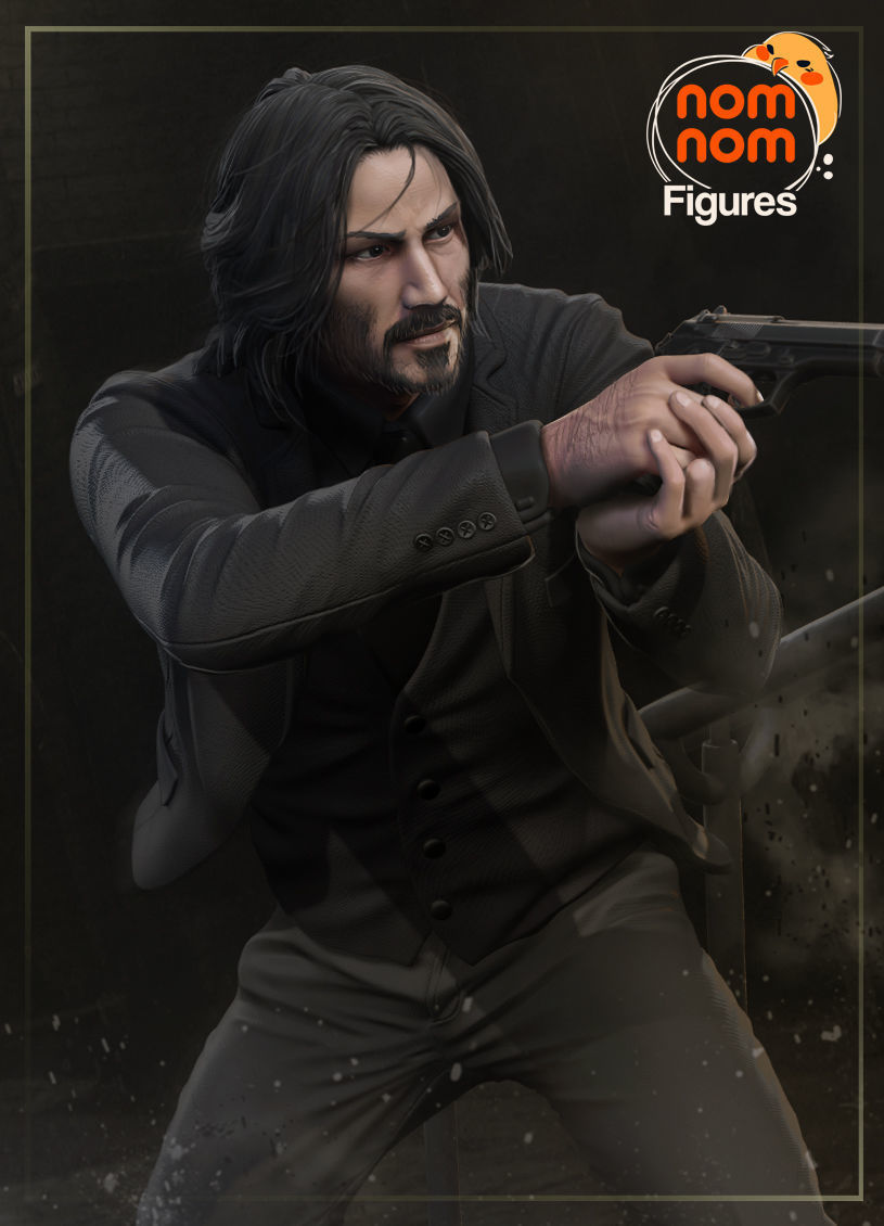 John Wick 3D Print Model