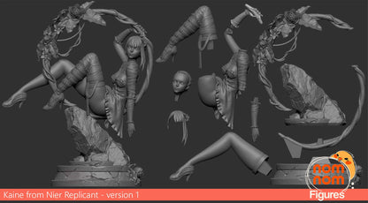 Kaine from Nier Replicant Version 1 3D Print Model